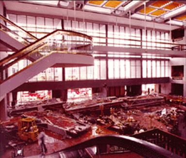 Interior after collapse